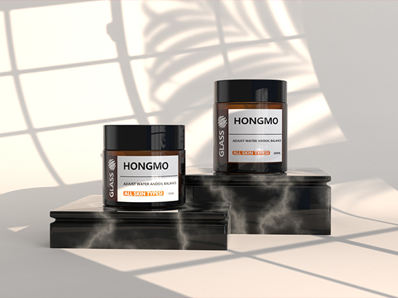 glass jars for cosmetic creams​