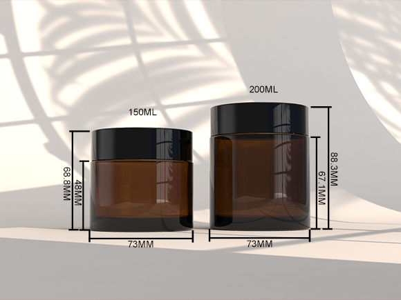 wholesale china cream glass jar​