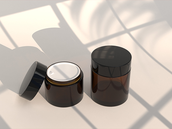 cosmetic cream glass jars​