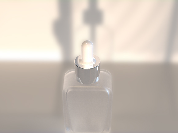 glass bottles with glass eye dropper​