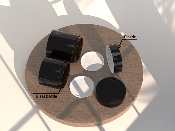 face cream jar glass​