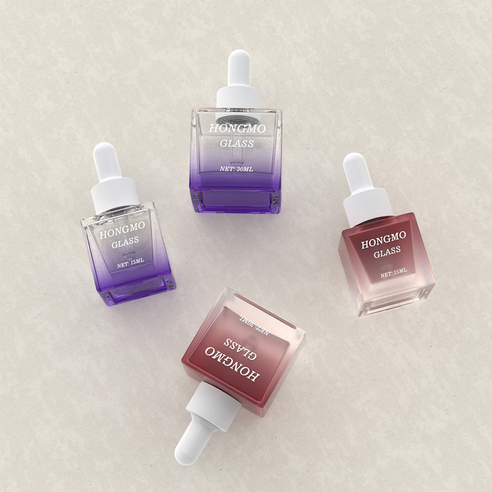 glass bottle with dropper​