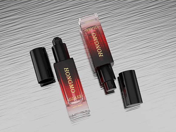 cosmetic packaging bottle glass foundation bottle​