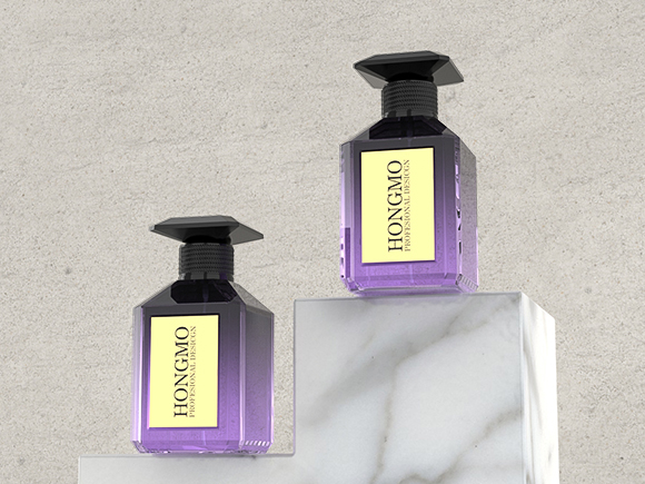 glass empty perfume bottles​