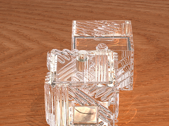 empty luxury perfume bottles​