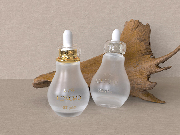 glass bottles with dropper​