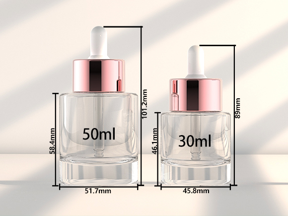 glass bottles with dropper​