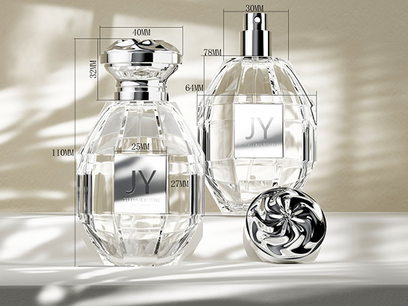 custom perfume bottle with box packaging logo
