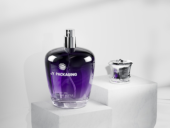 perfume bottle luxury with unique caps