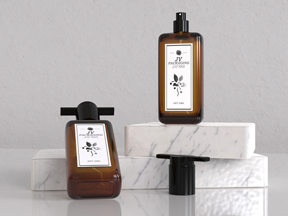 luxury perfume bottle 50ml with unique caps