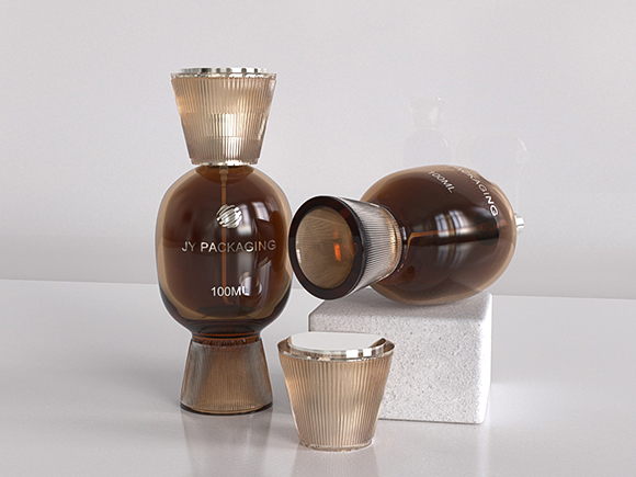 luxury oil perfume bottle with box