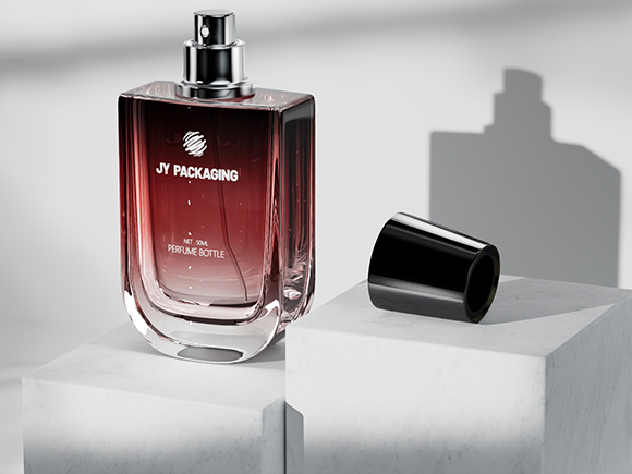 perfume frosted bottle