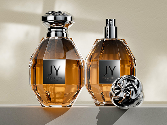 glass perfume bottle set