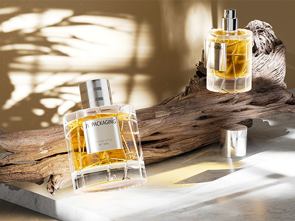 empty glass perfume spray bottle luxury