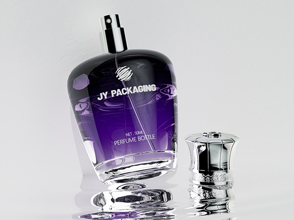 purple perfume luxury bottle