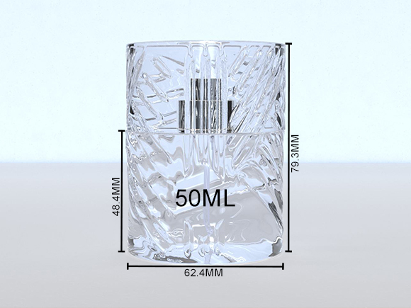 white silver perfume bottle