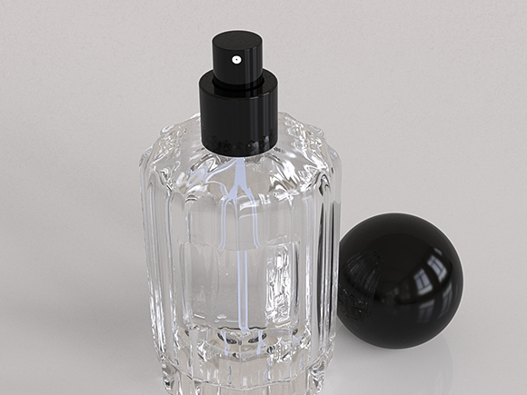 crystal bottle for perfume oil with luxury box