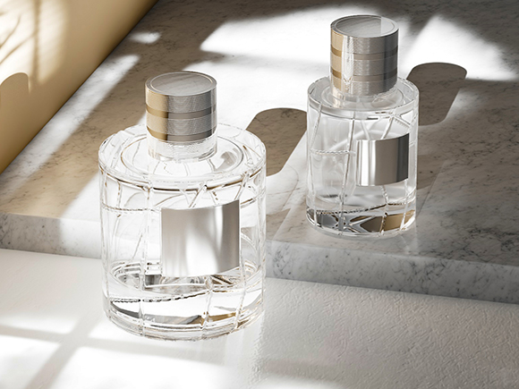 luxury perfume bottle with box