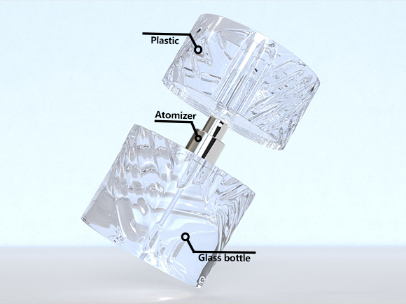 luxury perfume bottle with box for women