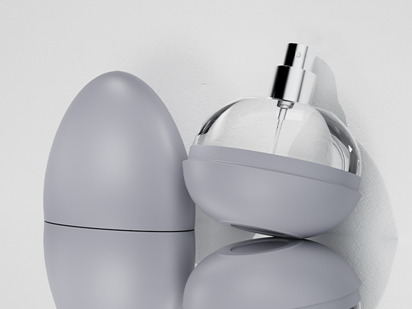 luxury empty perfume bottle with box