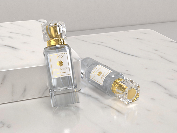 Cylinder perfume bottle