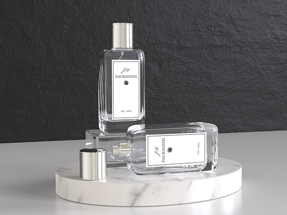 clear perfume bottle for woman