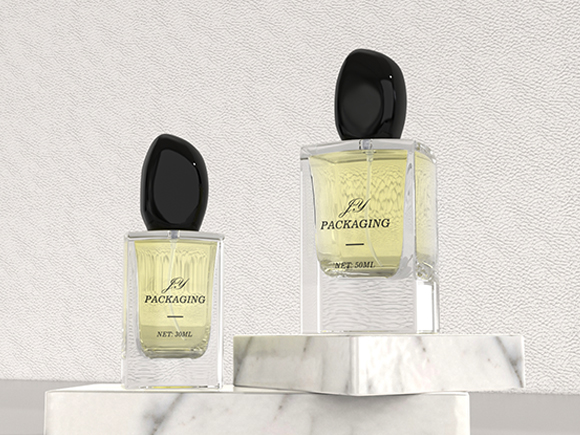 square glass perfume bottle
