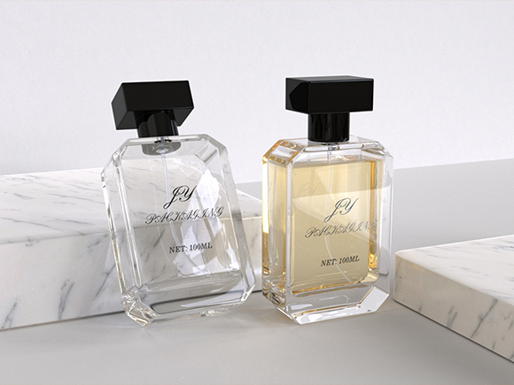 Square Glass Perfume Bottle