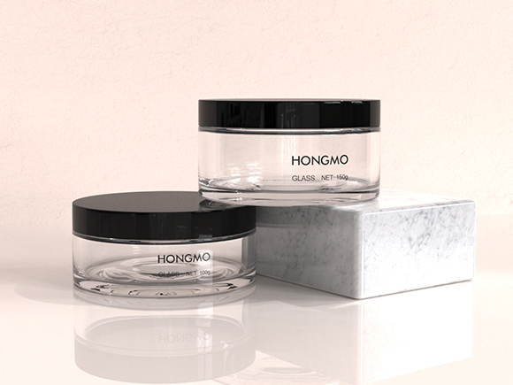 luxury cosmetic jar